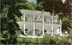 Postcard WV White Sulphur Springs - President's Cottage