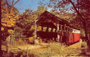 Covered Bridge on Laurel Hill Creek Somerset County, Pennsylvania PA s 