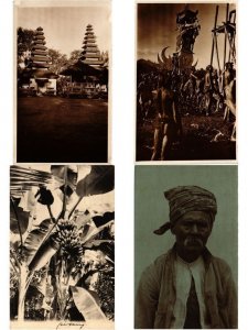 INDONESIA, ASIA, DUTCH INDIES, 58 Vintage REAL PHOTO Postcards (PART 1) (L4416)