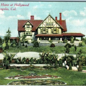 c1910s Los Angeles, CA Arthur Letts' Home Hollywood Postcard Newman Cal A170