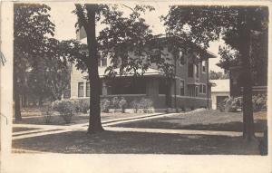 Chicago Illinois~Beautiful Home Shaded by Trees~1912 RPPC Real Photo Postcard