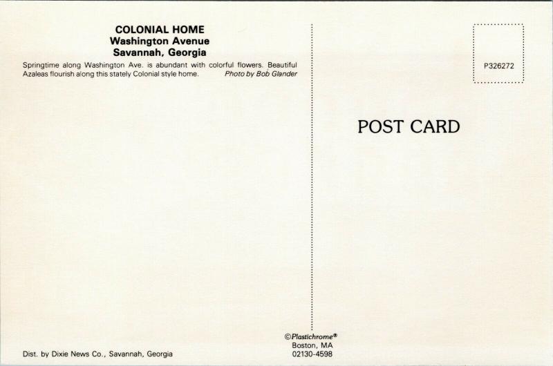 Savannah Georgia - Colonial Home 