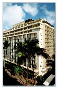 Beach View Outrigger Hotel Waikiki  Hawaii HI UNP Chrome Postcard W18