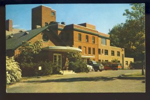 Sharon, Connecticut/CT/Conn Postcard, Sharon Hospital, Old Cars/Truck, 1963!