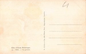 France Nice General View vintage postcard