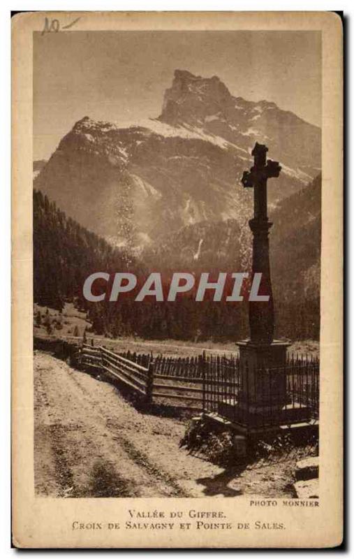 Old Postcard Vallee Du Giffre Croix De Salvagny And Point Of Sales