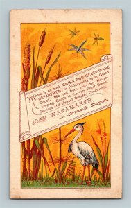 1878 John Wanamaker Grand Depot Philadelphia PA Louis Prang Dresden Advertising