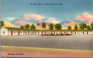 Vinson Motel Montgomery Alabama Postcard PC161