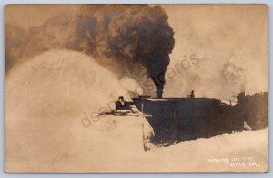 K15/ Windom Minnesota RPPC Postcard c1910 Rotary Plow Railroad Omaha 190