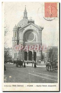Old Postcard Collection Diary Paris Church of Saint Augustine