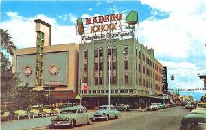 Nuevo Laredo Mexico Street View Old Cars Postcard