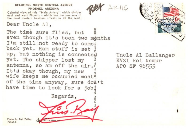 Arizona Phoenix North Central Avenue, 1973 Corvette