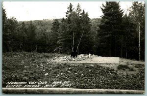 RPPC Keweenaw Bear Pit Copper Harbor Michigan MI UNP Postcard J5