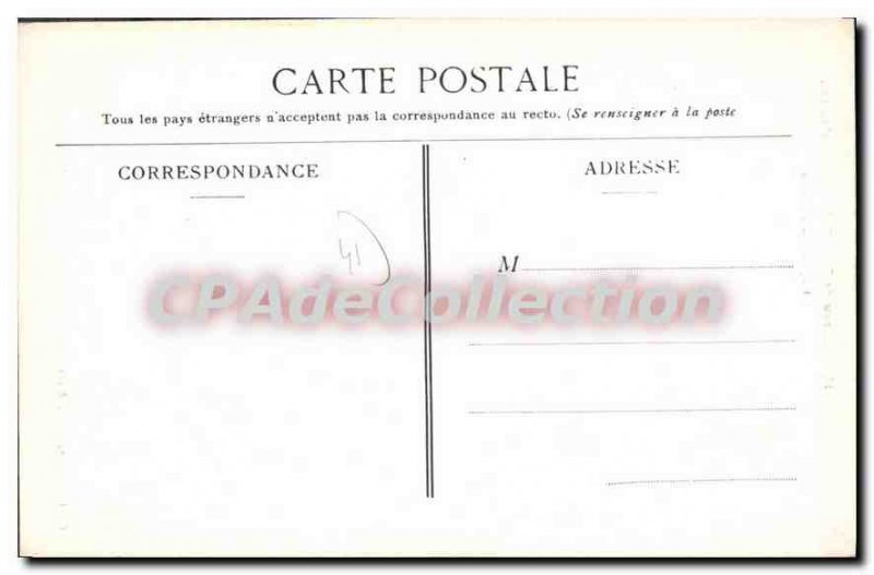 Postcard Old Castle Taley Facade Interieure