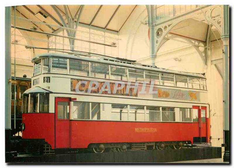 Postcard Modern Feltham kind eletric tramcar 1931-1951.