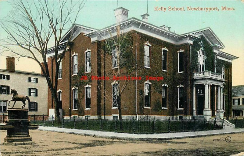 MA, Newburyport, Massachusetts, Kelly School, Valentine & Son No 209,525