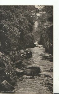 Welsh Postcard - Fairy Glen - Bettws-y-Coed - Caernarvonshire Ref TZ4682