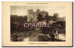 Old Postcard The Chateau de Clisson France Loire Inferieure