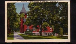 Virginia colour PC Lee Chapel, Washington & Lee University, Lexington, unused