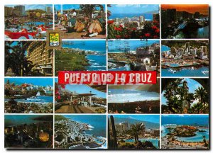 Modern Postcard Puerto Cruz Various aspects