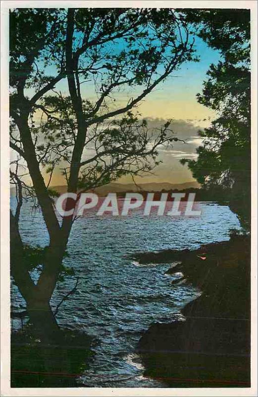 Postcard Modern French Riviera Crepuscule