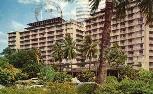 Postcard The Reef Tower Companion Hotel On Beach At Waikiki Hawaii HI