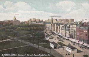 LP01  Boston, Massachusetts, MA, postcard, Aerial View, 