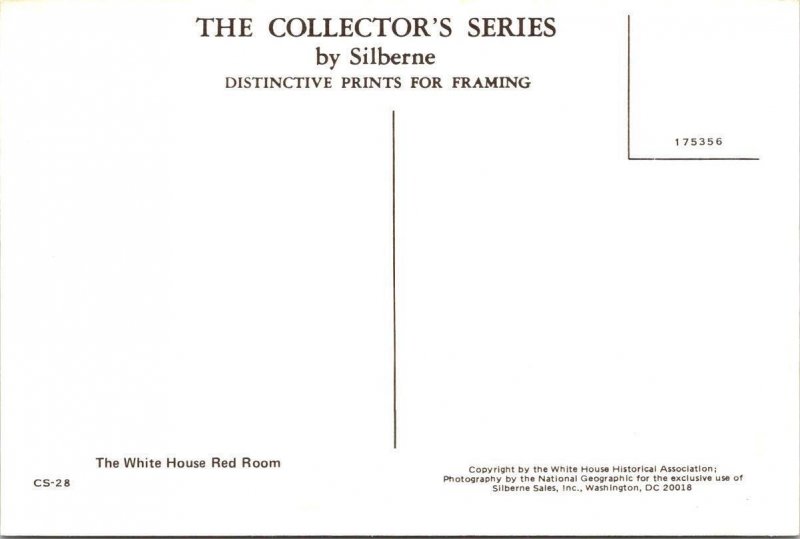 2~4X6 Postcards  Washington, D.C.  THE WHITE HOUSE & RED ROOM VIEW~Shows As Pink