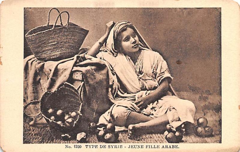 Jeune Fille Arabe, Syria Postcard, Syrie Turquie, Postale, Universelle, Carte...