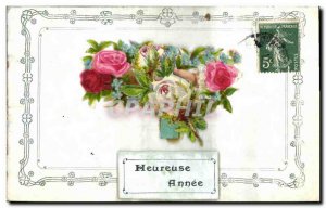 Old Postcard Fantasy Flowers