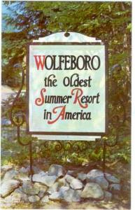 Sign Entering Wolfeboro New Hampshire NH