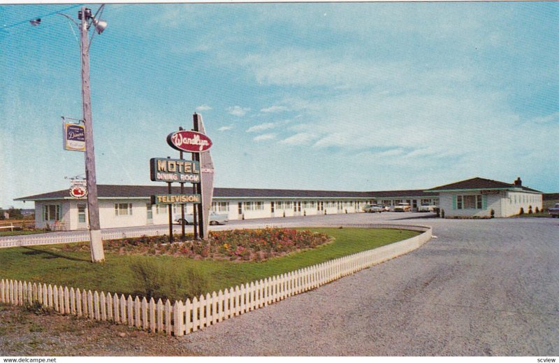 MONCTON , New Brunswick, 50-60s ; Wandlyn Motel & Dining-