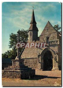 Postcard Modern Brittany in Kermaria Colors in Isquit C N Chapel of the XV ce...