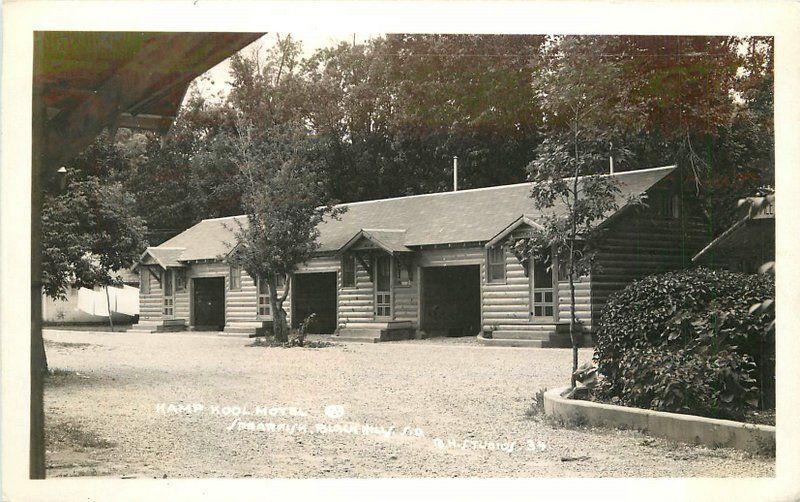 1940 Spearfish Black Hills South Dakota Kamp Kool Motel BH Studios RPPC