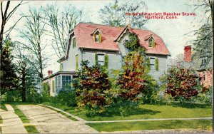 Home of Harriett Beecher Stowe, Hartford CT Vintage Postcard Y15