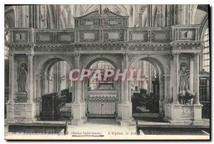 Old Postcard Arques la Bataille Seine Inferieure Church