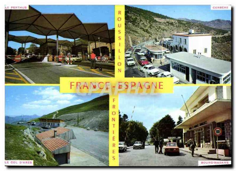  Modern Postcard Borders Free Spanish in Roussillon Perthus Cerbere the Collar o