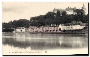 Old Postcard Chaumont General view and the Loire