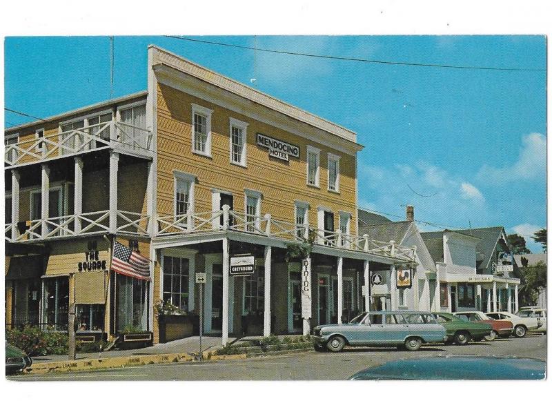 Mendocino Hotel Mendocino California 1970s