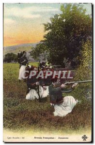 Postcard The Old Army Allees French Zouave Army