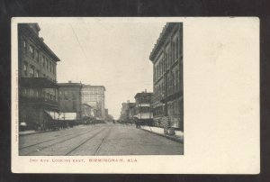 BIRMINGHAM ALABAMA DOWNTOWN SECOND STREET EC KROPP VINTAGE POSTCARD