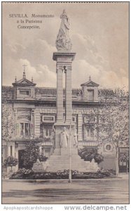 Spain Sevilla Monumento a la Purisima Concepcion