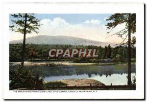 Modern Postcard The mountains from South Lake Otis Summit Catskill Mountains