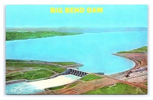 Big Ben Lake Above Chamberlain South Dakota Aerial View Postcard