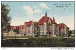 State I. O. O. F. Home, Springfield, Ohio, PU-1914