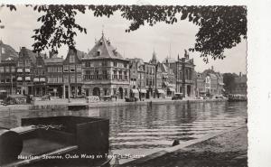 BF33011 haarlem spaarne oude waag en teyler s museum netherland front/back image