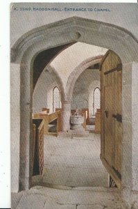 Derbyshire Postcard - Haddon Hall - Entrance to Chapel   ZZ375