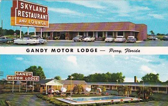 Florida Perry Gandy Motor Lodge Skyland Restaurant And Lounge With Pool