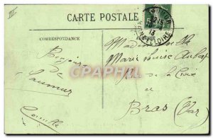 Postcard Old Black Lion Force Saumur