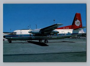 Aviation Airplane Postcard Mount Cook Airline New Zealand Fokker F27 Mk200 S12